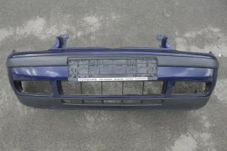 VW Golf 4 Stoßstange vorne Frontstoßstange Stoßfänger vorne blau LB5N indigo - Bild 1