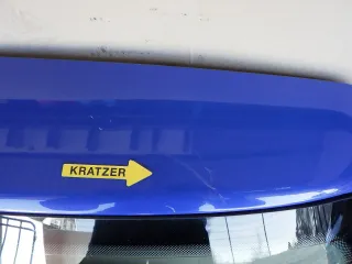 VW Golf 4 Limousine Heckklappe Kofferraumklappe Klappe hinten blau LW5Z jazzblue - Bild 6