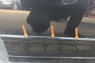 Audi A4 B6 8E nur Türblatt Tür vorne rechts Beifahrertür schwarz LZ9W Kombi+Limo - Bild 4
