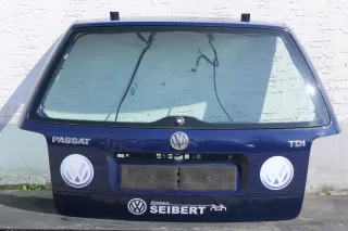 VW Passat 3B Kombi Variant Heckklappe Klappe hinten mit Scheibe blau LA5E mari - Bild 1