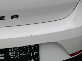 Seat Ibiza 6J Stoßstange Heckstoßstange hinten weiß LB9A 2/3-Türer Spoiler - Bild 7