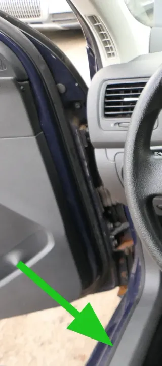 VW Golf 5 Türdichtung Dichtung Tür vorne links Fahrertür 4/5-Türer - Bild 2
