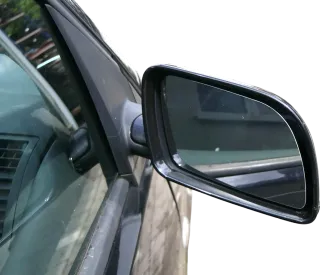 VW Polo 9N elektrischer Spiegel Außenspiegel rechts vorne schwarz LC9Z - Bild 2