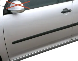 Golf 5 V 1K Tür Türblatt vorne links Fahrertür 4/5-Türer silber LA7W - Bild 1