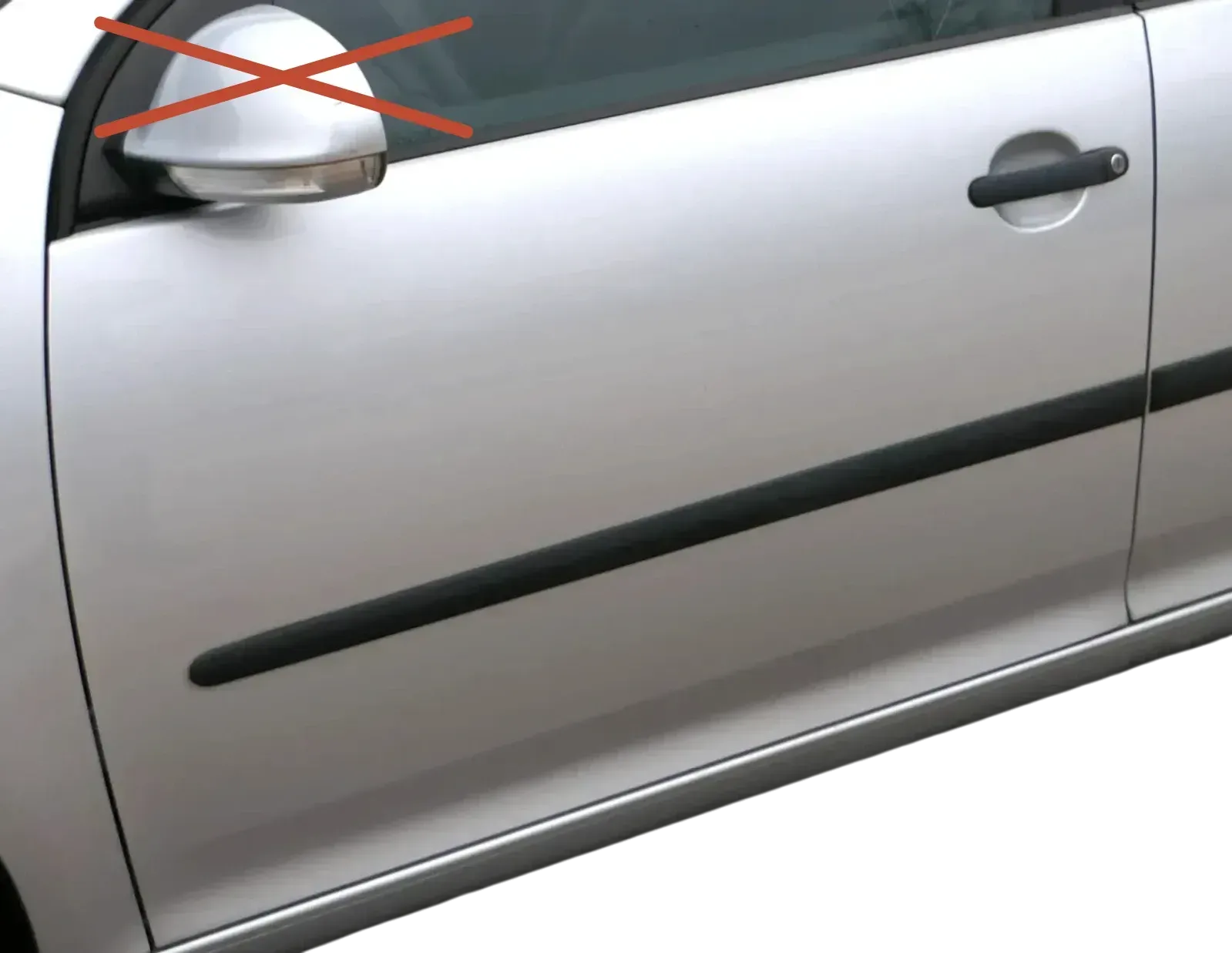 Golf 5 V 1K Tür Türblatt vorne links Fahrertür 4/5-Türer silber LA7W - Bild 1