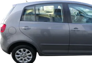 VW Golf Plus 5M 6 521 Türblatt Tür hinten rechts grau LA7T + Rahmen - Bild 1