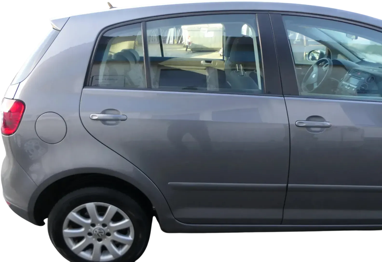 VW Golf Plus 5M 6 521 Türblatt Tür hinten rechts grau LA7T + Rahmen - Bild 1