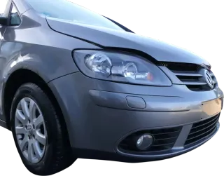 VW Golf 5 5M1 Plus Stoßstange vorne Frontstoßstange Stoßfänger grau LA7T SWR - Bild 5