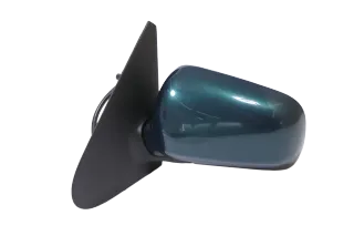 VW Polo 6N elektrischer Spiegel Außenspiegel links außen grün LC6P - Bild 1