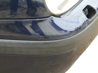 VW Golf 4 Stoßstange vorne Frontstoßstange Stoßfänger blau LC5H SWR -ohne Kappen - Bild 14