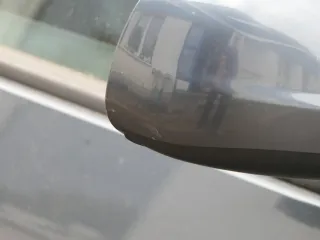 VW Golf 4 Bora elektrischer Spiegel vorne rechts Außenspiegel grün LC6M Glas - Bild 5