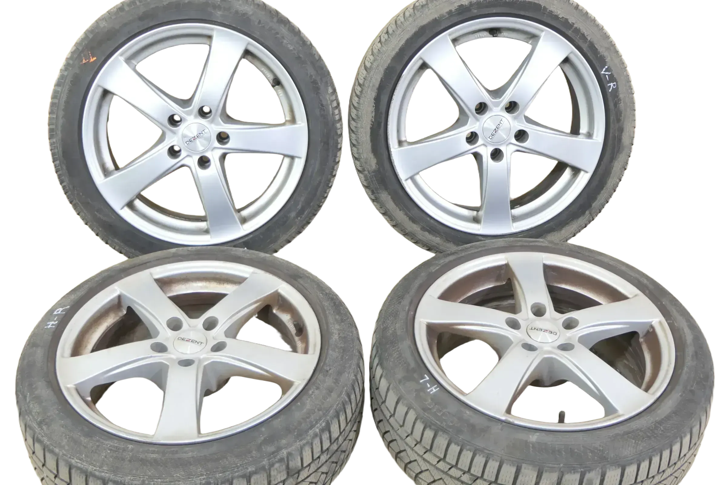 Passat 3C Golf Reifen Winterreifen 205/55 R17 93H XL Alufelgen KBA 47688 # 1-4mm - Bild 1