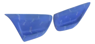 2 Lupo Arosa Türverkleidung Verkleidung Seite hinten links rechts Abdeckung blau - Bild 4