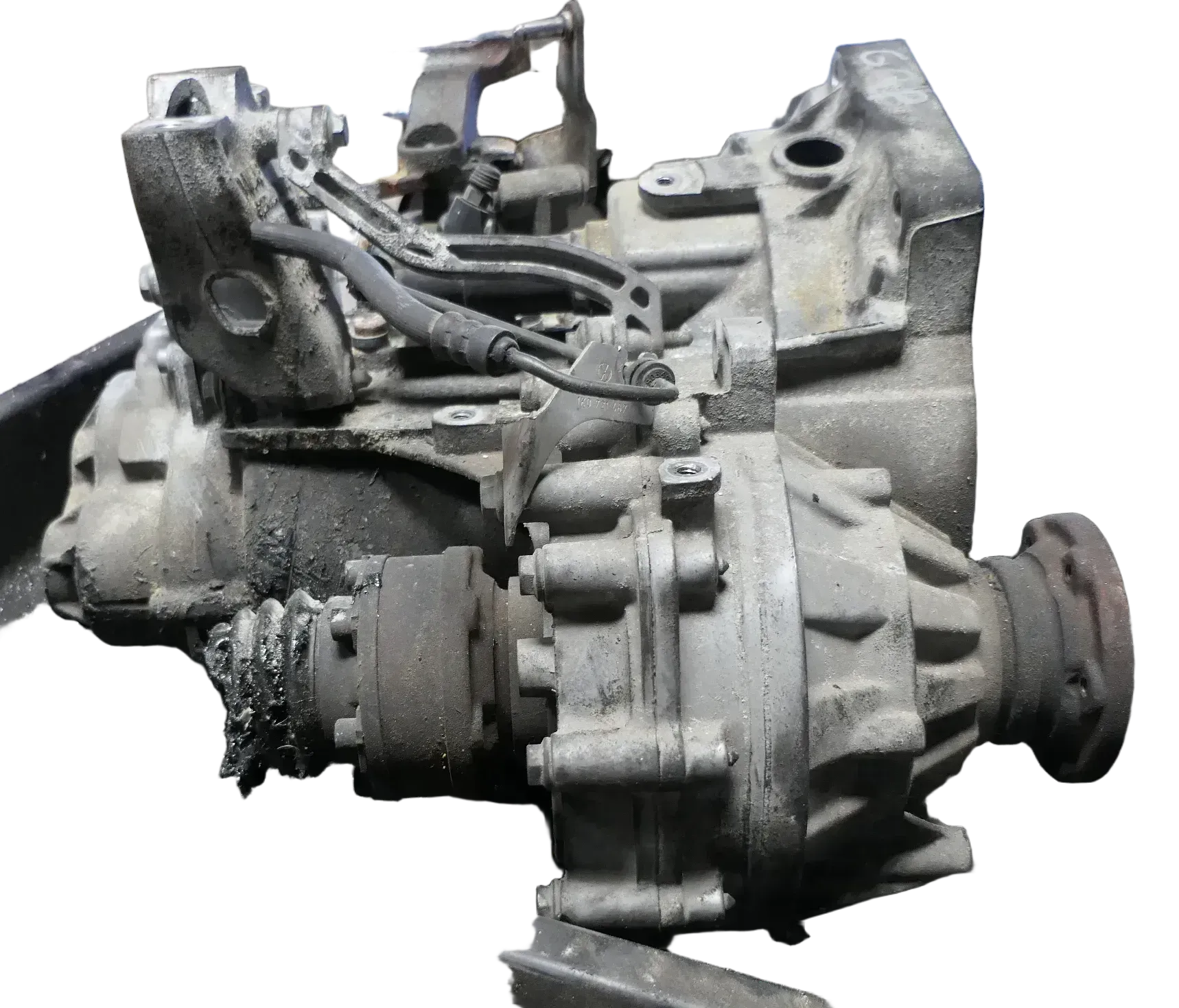 VW Golf 5 A3 8P Getriebe GQP 2,0 FSI 150PS 6 Gang (von Motor AXW) - Loch Gehäuse - Bild 1