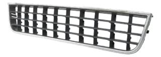A6 4B Stoßstange vorne Blende Abdeckung Kappe mitte Gitter 4B0807683L FACELIFT - Bild 3