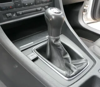 Audi A4 B6 8E Schaltknauf Schaltsack Schaltknüppel 5-Gang Leder original schwarz - Bild 2