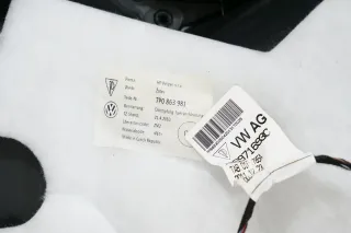 VW Touareg 7P Türverkleidung Verkleidung Tür Leder hinten rechts schwarz - Bild 10
