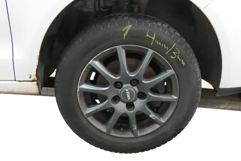 4x Polo 9N Ibiza Alufelgen Reifen 165/70 R14 - 2-4mm KBA 42692 Winterreifen Alu