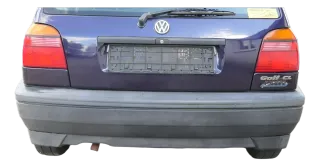 VW Golf 3 1H 1E Cabrio Limousine Stoßstange hinten Heckstoßstange schwarz - Bild 3