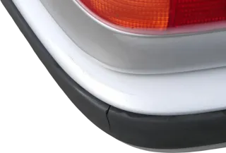 Audi 80 8C Limousine Stoßstange hinten Spoiler grau LY7T Heckstoßstange - Bild 2