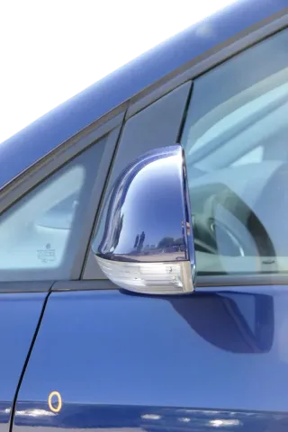 VW Golf 5+6 5M1 Plus elektrischer Spiegel Außenspiegel links blau LD5Q Glas - Bild 3