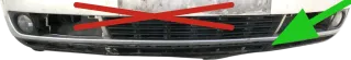 Audi A4 B5 Facelift NUR Lippe Spoiler für Stoßstange vorne Stoßfänger - Bild 1