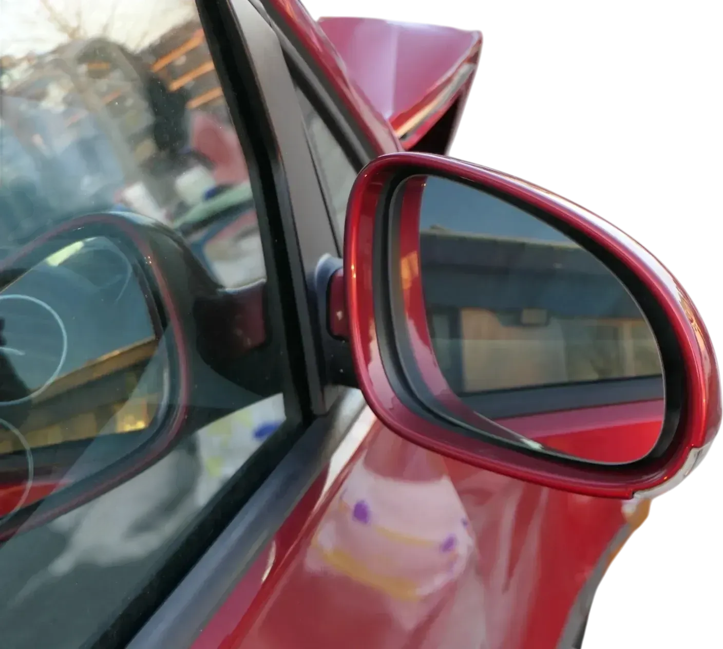 VW Golf 5M1 Plus elektrischer Spiegel rechts Blinker rot LA3X - Bild 1