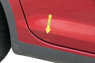 VW Golf Plus 5M 6 521 Türblatt Tür hinten rechts rot LA3X + Rahmen - Bild 8