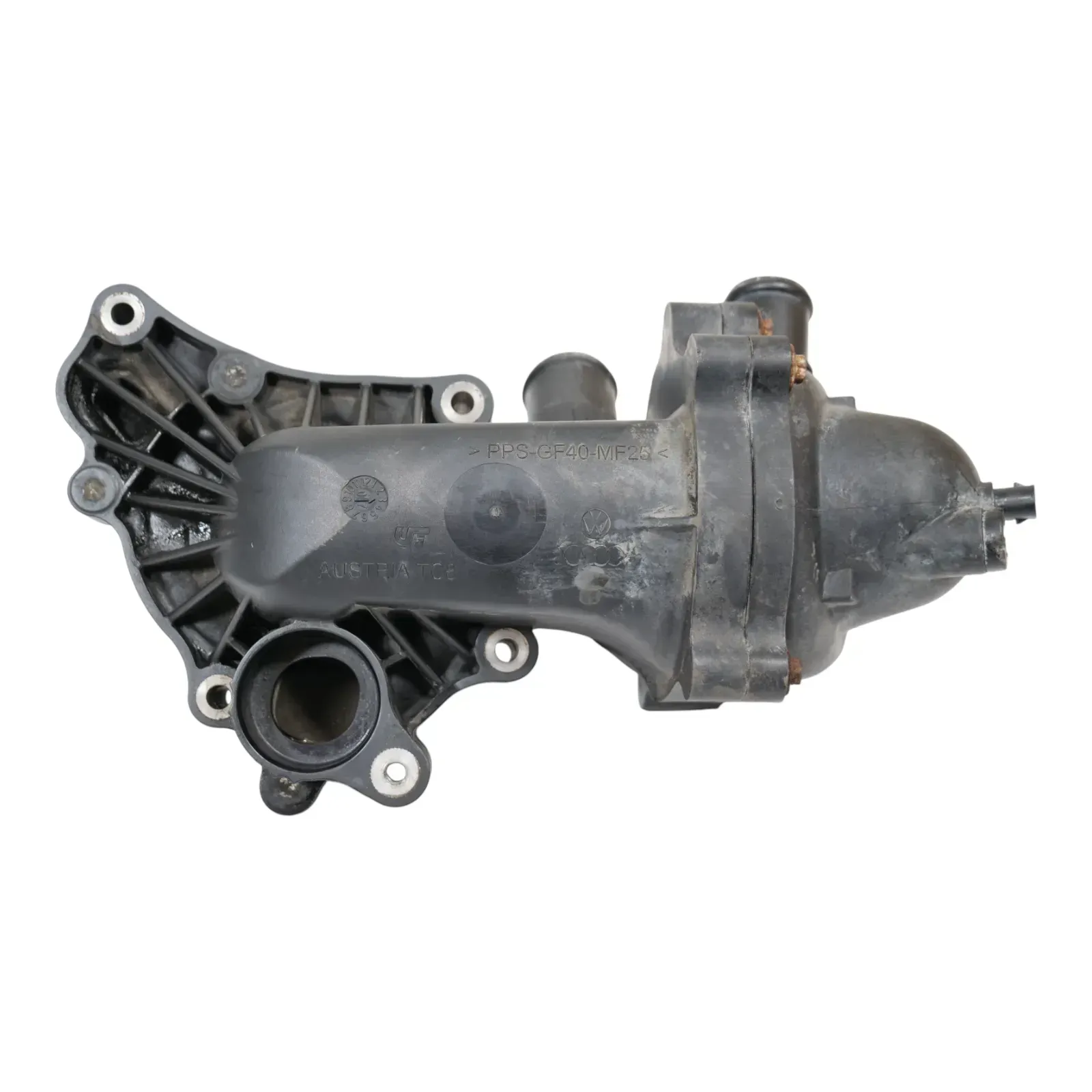 Audi A6 4F Wasserpumpe Thermostat Gehäuse 079121014F ## - Bild 1