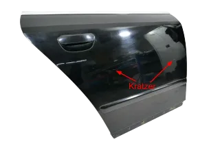 Audi A4 B6 8E nur Türblatt Tür hinten rechts schwarz LY9B Kombi+Limo Kratzer! - Bild 2