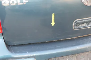 Golf 4 Limousine Heckklappe Kofferraumklappe Klappe hinten grün LC6X -ohneAnb - Bild 2