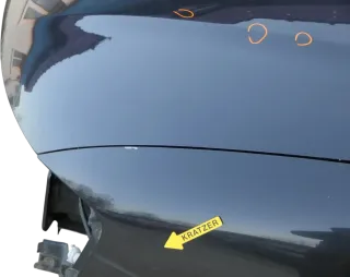 VW Passat 3B Kotflügel vorne links schwarz LC9Z - Bild 4
