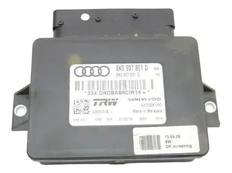 Audi A4 8K Steuergerät 8K0907801D/ H Bremse Festellbremse Handbremse - Bild 1