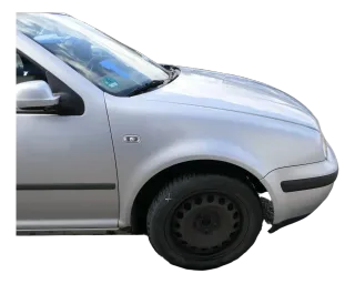 VW Golf 4 Kotflügel vorne rechts silber garu LA7W - Bild 1