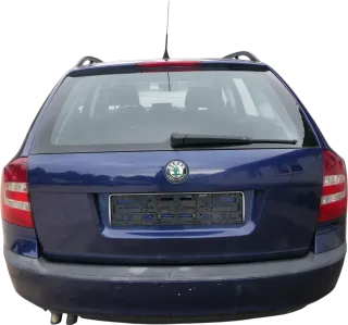 Skoda Octavia 1Z Kombi Avant hinten Heckklappe mit Scheibe blau LF5Q Klappe - Bild 1