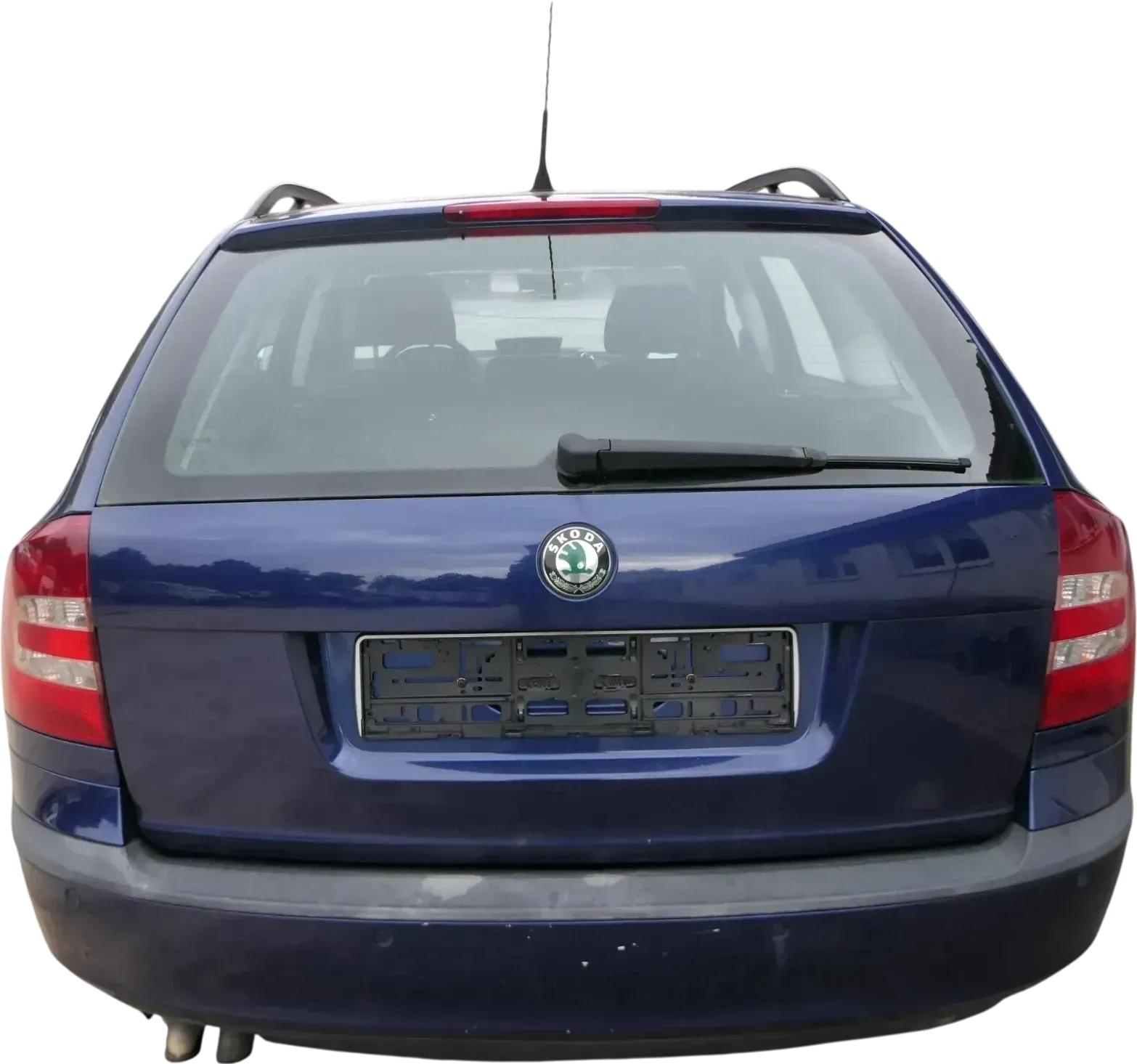 Skoda Octavia 1Z Kombi Avant hinten Heckklappe mit Scheibe blau LF5Q Klappe - Bild 1