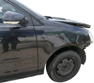 VW Polo 9N3 Kotflügel vorne rechts schwarz LC9Z - Bild 4