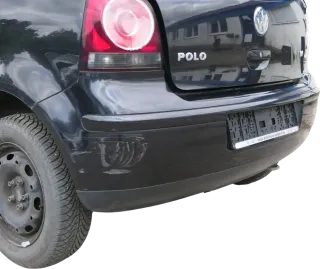 VW Polo 9N 9N3 Stoßstange Heckstoßstange hinten schwarz LC9Z Stoßfänger - Bild 12