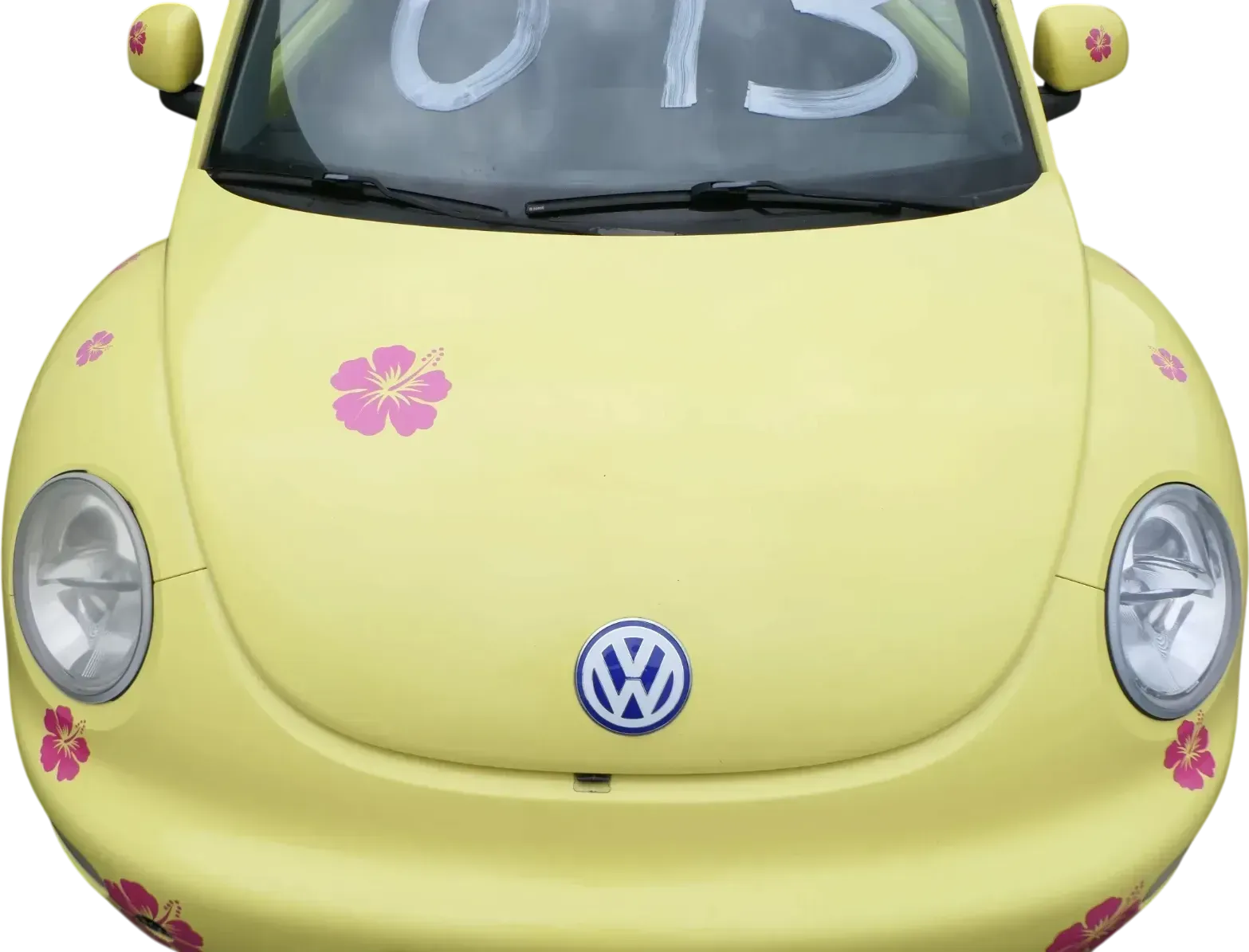VW New Beetle 9C Motorhaube Klappe vorne gelb LD1B Frontklappe - Bild 1