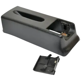 VW Golf 3 1H 1E Cabrio Mitteltunnel Aschenbecher hinten Verkleidung schwarz - Bild 5