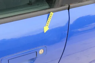 A4 B5 Tür nur Türblatt vorne links Fahrertür blau LZ5M Kombi oder Limo - Bild 4