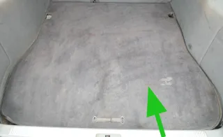 A4 B5 Kombi Avant Verkleidung Teppich Kofferraum Kofferraumteppich Boden aqua - Bild 1