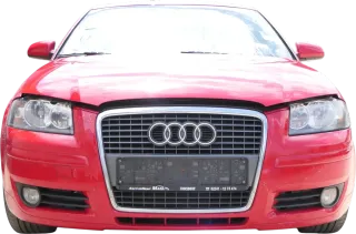 A3 8P Stoßstange Frontstoßstange Stoßfänger vorn rot LY3J Sportback Grill - Bild 1