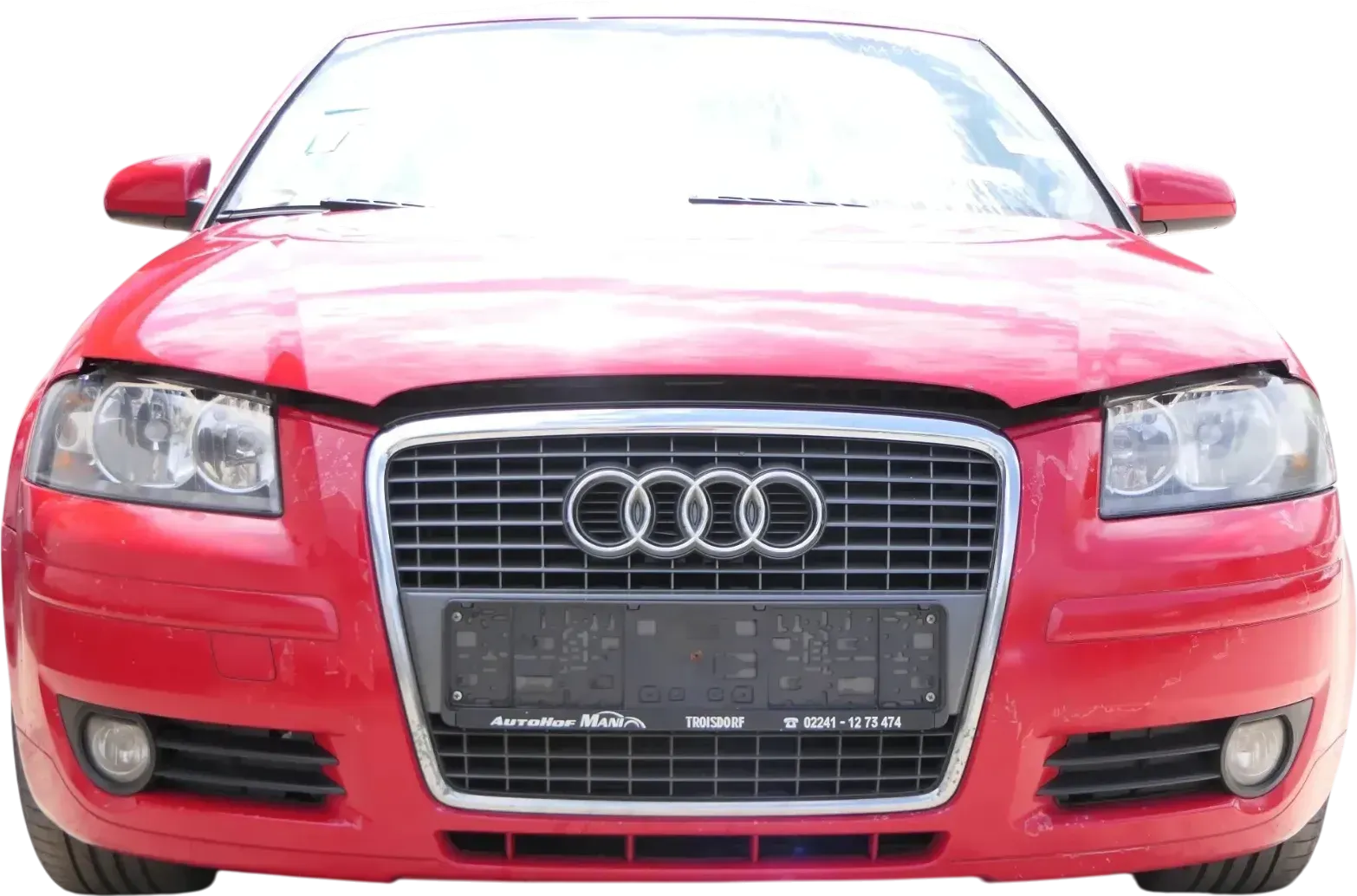 A3 8P Stoßstange Frontstoßstange Stoßfänger vorn rot LY3J Sportback Grill - Bild 1