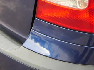 Skoda Octavia 1Z Combi Stoßstange hinten Heckstoßstange blau LF5Q Stoßfänger PDC - Bild 14