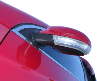 VW Passat 3C elektrischer Spiegel Außenspiegel links mit Glas Blinker rot LY3D - Bild 4