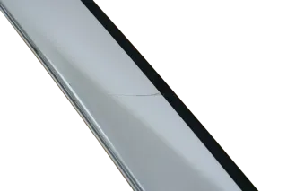 A4 8H Cabrio Leiste Zierleiste Blende A-Säule Abdeckung rechts chrom silber - Bild 3