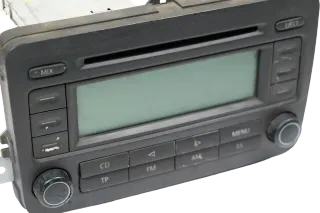 VW Golf 5 Radio CD Player Original RCD300 1K0035186L mit Code - Bild 3