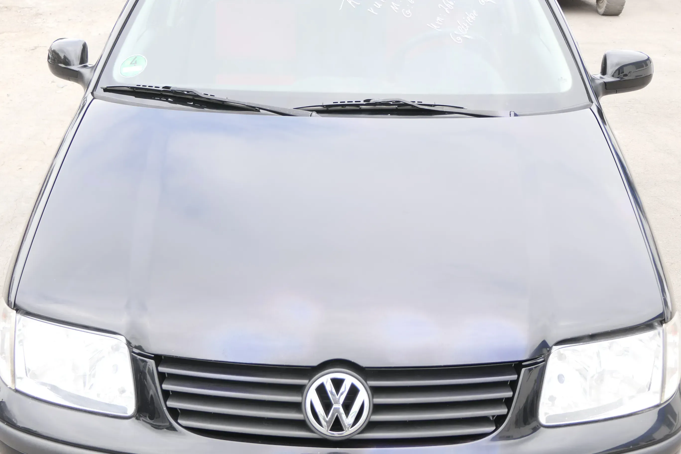 VW Polo 6N2 Motorhaube Haube vorne Klappe schwarz L041 uni - Bild 1