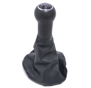 VW Golf 4 Bora Schaltknauf Schaltsack Schaltung Schaltknüppel schwarz 1J0711113 - Bild 1